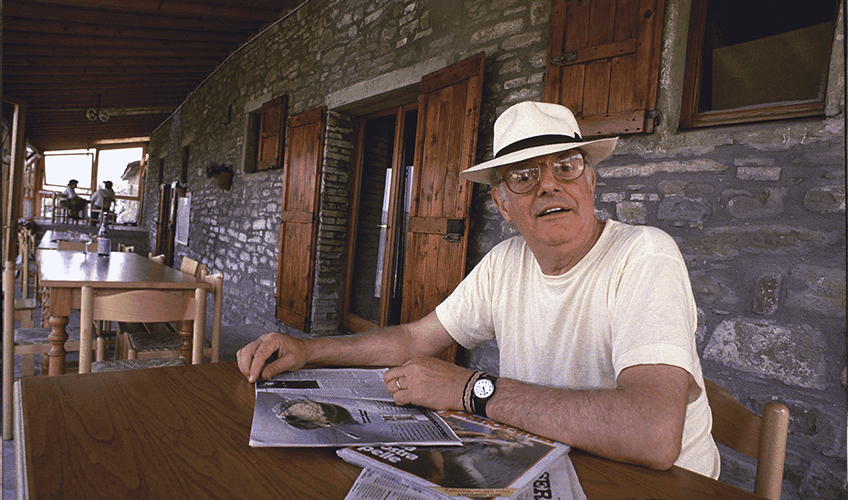 Portræt af Dario Fo