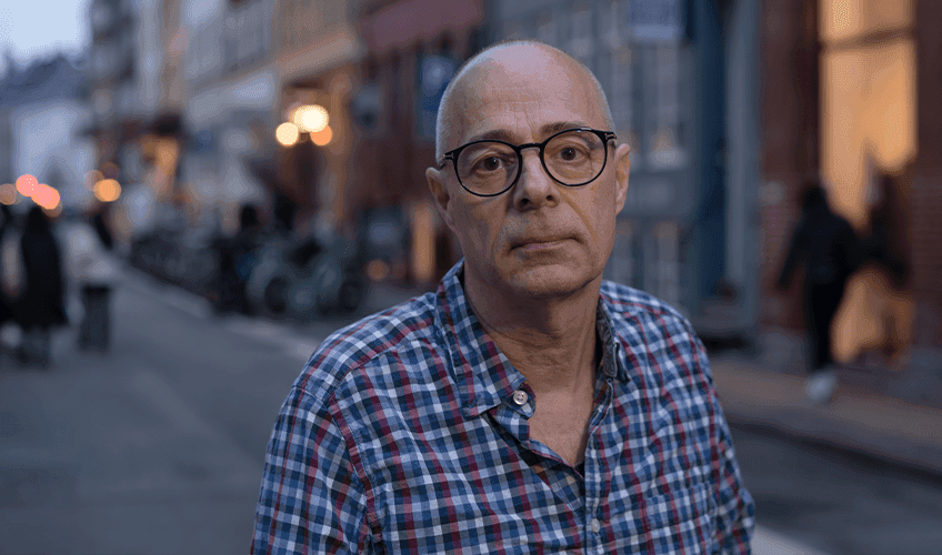 portræt af Niels Frank