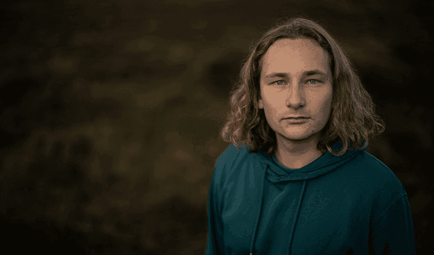 portræt af Hans Peter Madsen
