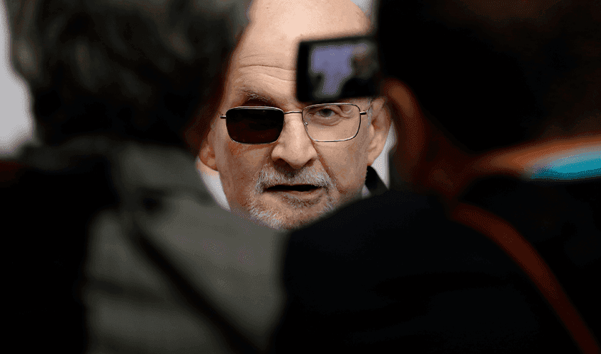 Portræt af Salman Rushdie
