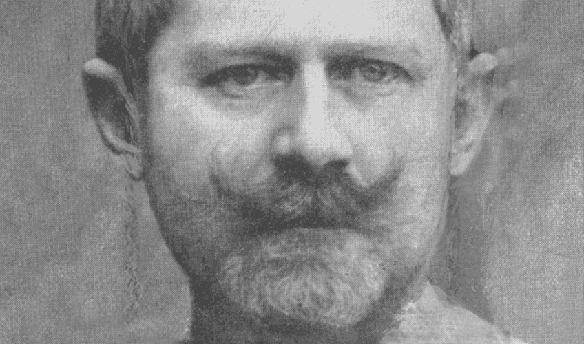 portræt af Gustav Wied